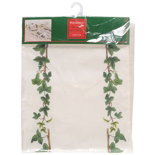The Holly and The Ivy 14" X 72" Cloth Table Runner