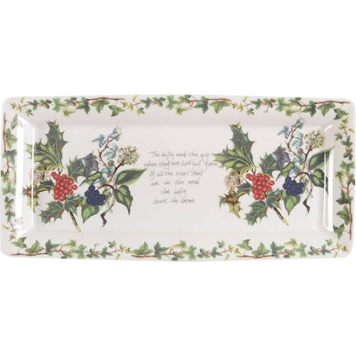 The Holly and The Ivy Small Sandwich Tray by Portmeirion