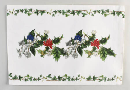 The Holly and The Ivy Cloth Placemat by Portmeirion