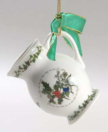 The Holly and The Ivy Pitcher Ornament
