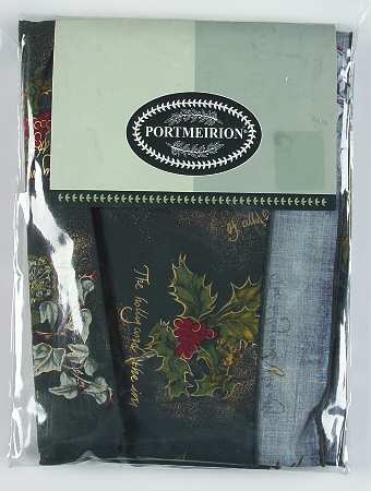 The Holly and The Ivy Rectangular Tablecloth 60" X 102"