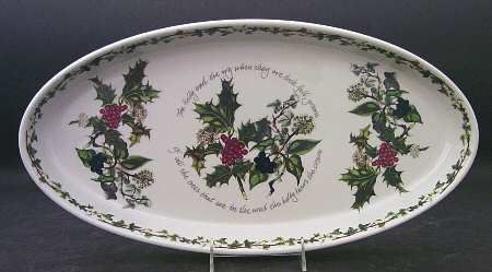 The Holly and The Ivy 18" Oval Baker by Portmeirion