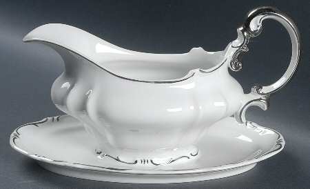 Princess Alexandria Gravy Boat with Attached Underplate