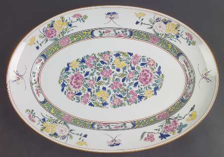Tung Hai 14" Oval Serving Platter