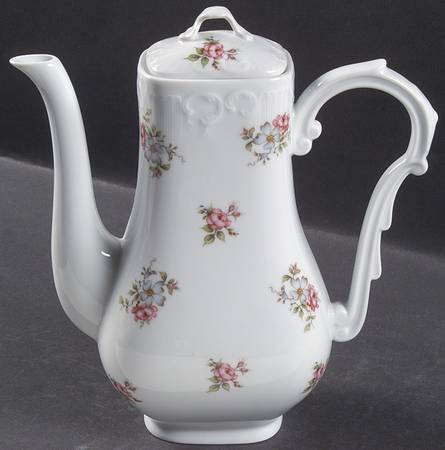 Rose Garden Coffee Pot & Lid