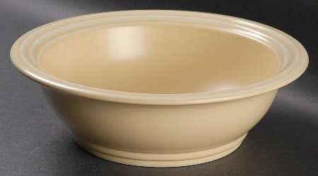 Terrace Buttercream (Yellow) 9" Round Vegetable Bowl