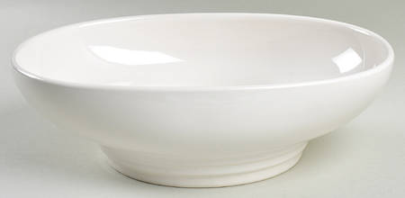 Terrace White 10" Oval Vegetable Bowl