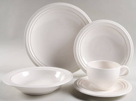 Terrace White 5 Piece Place Setting