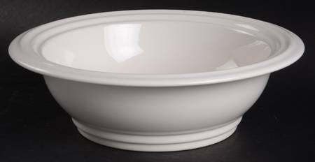 Terrace White 8" Round Vegetable Bowl