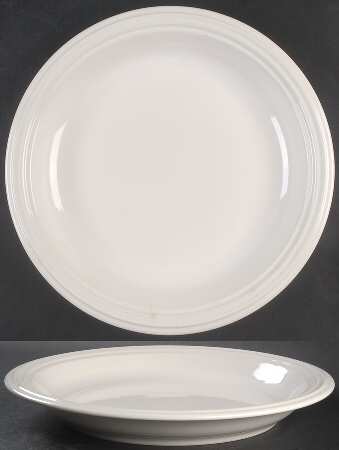 Terrace White Deep Round Platter