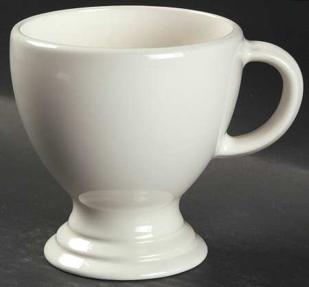Terrace White Footed Mug