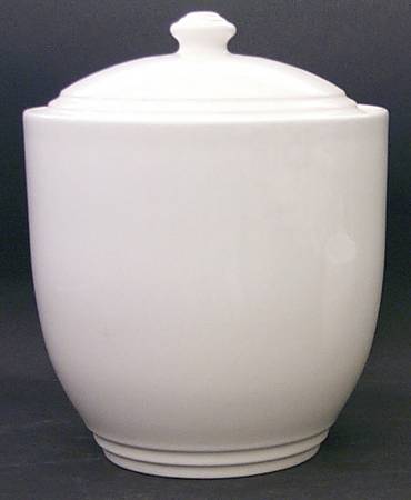 Terrace White Large Canister & Lid