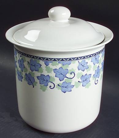 Blue Isle Medium Canister & Lid
