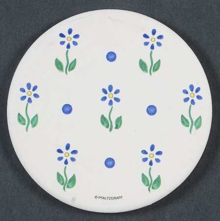 Cloverhill Floral Individual Deco Stone Coaster