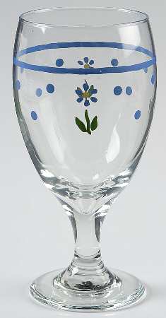 Cloverhill Floral 16 Oz Glassware Iced Tea