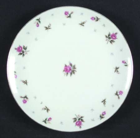 Rose Chintz Bread & Butter Plate