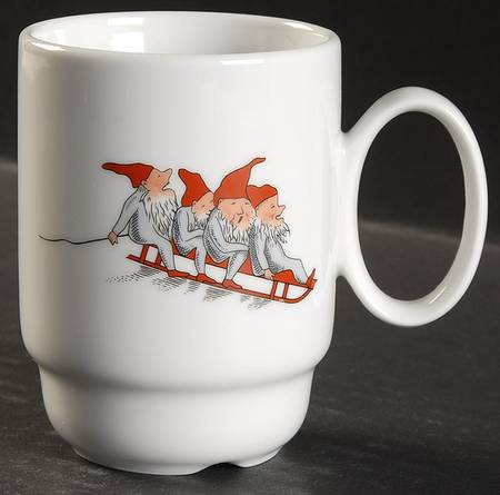 Nisse (Red Trim) Mug