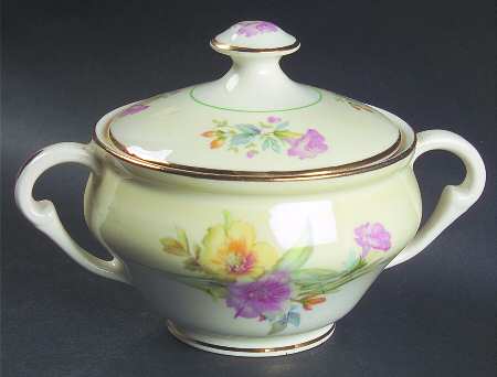 Sylvia Sugar Bowl & Lid by Pope Gosser