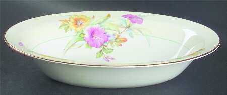 Sylvia 9" Oval Vegetable Bowl by Pope Gosser