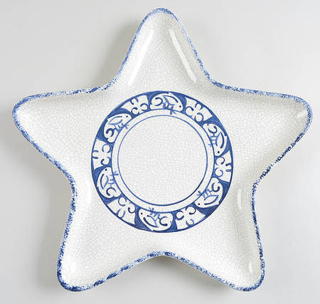 Dedham Rabbit Star Shaped Dish