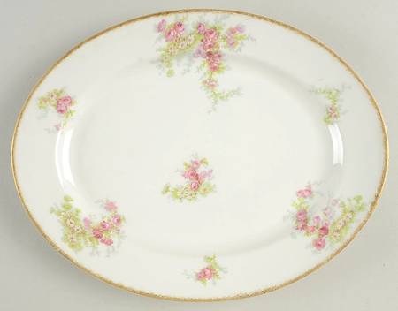 POY146 11" Oval Serving Platter by Jean Pouyat