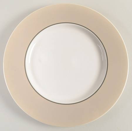 Spa Taupe (Rim) Dinner Plate