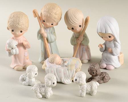 Come Let Us Adore Him-Nativity by Precious Moments