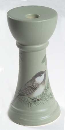Winterwood Green 7" Candlestick
