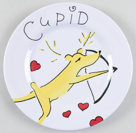 Reindeer Melamine Salad Plate