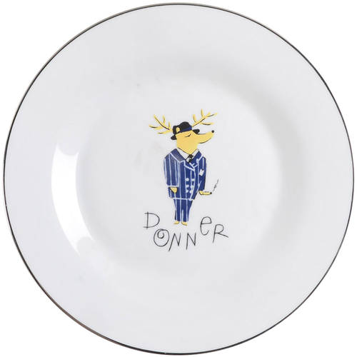 Reindeer Dinner Plate