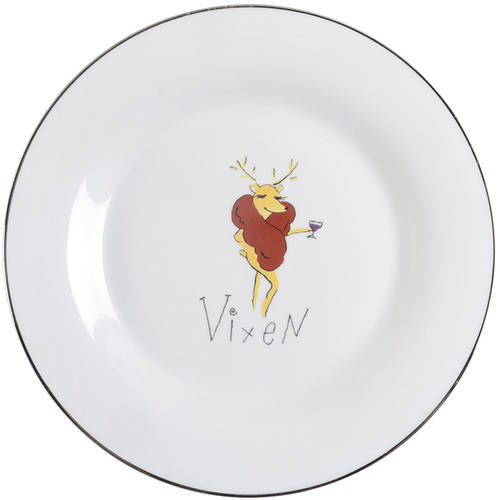 Reindeer Dinner Plate