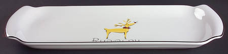 Reindeer Appetize/Bread Tray by Pottery Barn China