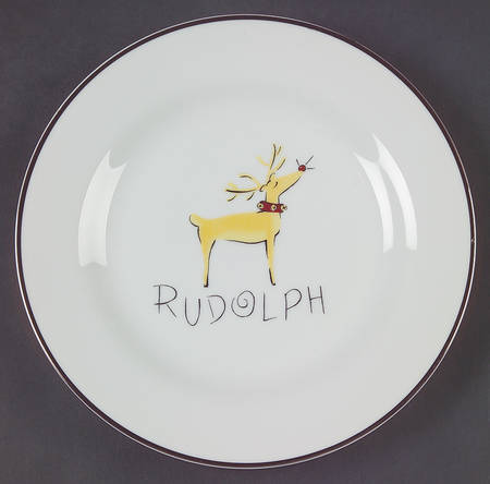 Reindeer Salad Plate