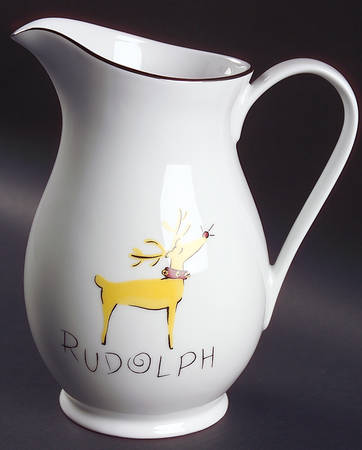 Reindeer 70 Oz Pitcher by Pottery Barn China