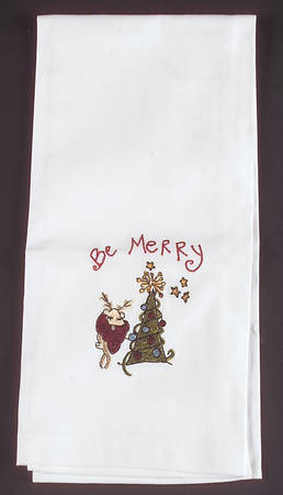 Reindeer Cloth Hand Towel