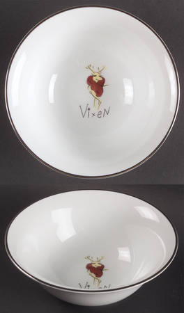 Reindeer Coupe Cereal Bowl