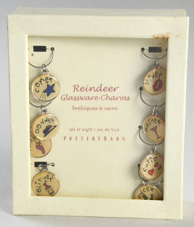 Reindeer (Box Set of 8 Motifs) Wine Markers