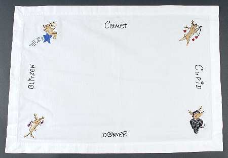 Reindeer Cloth Placemat