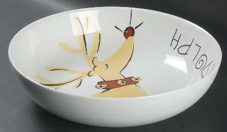 Reindeer 12" Nesting Bowl by Pottery Barn China