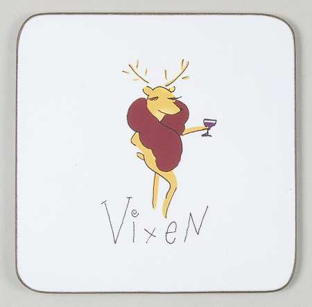 Reindeer Square Corkback Coaster by Pottery Barn China