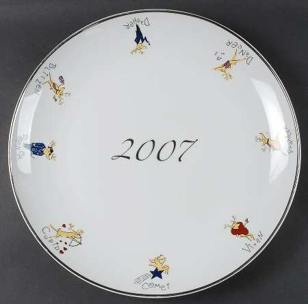 Reindeer 14" Cookie Plate