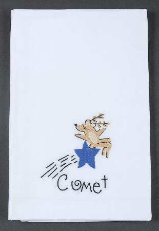 Reindeer Cloth Hand Towel