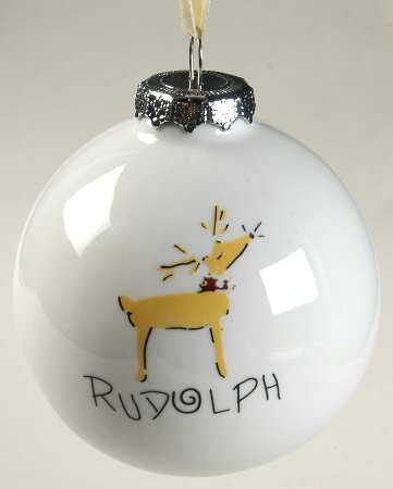 Reindeer Ornament Glassware