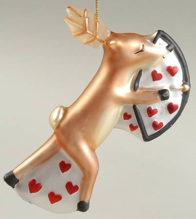 Reindeer Glassware Ornament
