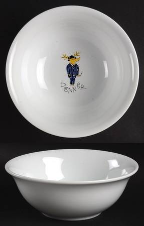 Reindeer Coupe Cereal Bowl