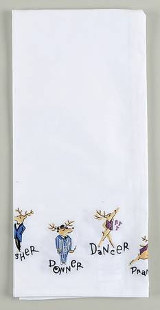 Reindeer Cloth Dish Towel