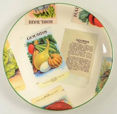Seed Packets Salad Plate