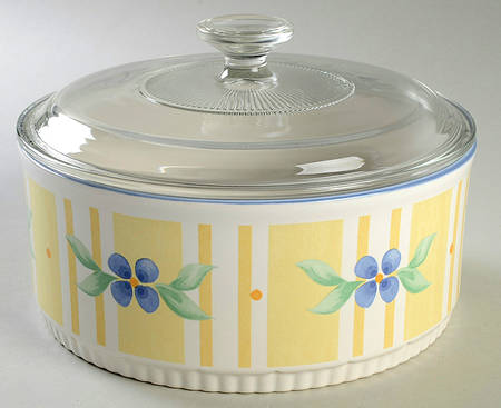 Summer Breeze 2 Qt Round Covered Casserole