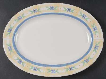 Summer Breeze 12" Oval Serving Platter