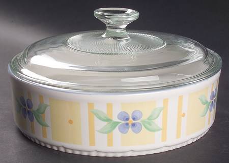 Summer Breeze 1.5 Quart Round Covered Baker